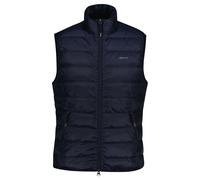 GANT Uomo Gilet di Piume - Luce verso Basso Gilet,Chiaro Trapuntato,Colletto