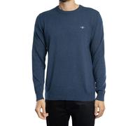 GANT Uomo Maglia di cotone classica, Blu