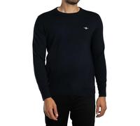 GANT Uomo Maglia di Cotone Classica, Evening Blue, M