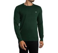 GANT Uomo Maglia di cotone classica, verde