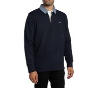 Polo maniche lunghe regular fit chambray M