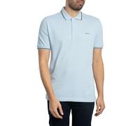 GANT Uomo Polo in piqué con ribalta, Blu