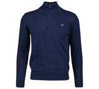 GANT Uomo Pullover Con collo-Zip - Classic Cotone Mezza Zip, Lavorato a Maglia