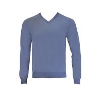 GANT Uomo Sky Extra Fine Merino Seta Vee 89023 Taglia M $205 NWT