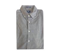 Gant Uomo Slim Antracite Melange Tech Prep Pique Dobby Maglia 3001362 M Nwt