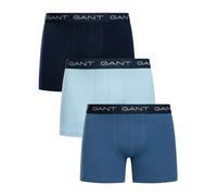 GANT Uomo Slip Boxer da 3 pezzi, Blu