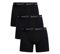 GANT Uomo Slip Boxer da 3 pezzi, Nero