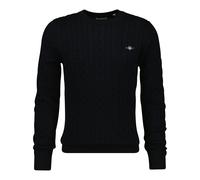 GANT Uomo Stirckpullover - Cotone Cavo C-Neck,Maglia Intrecciata Girocollo
