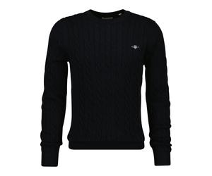 GANT Uomo Stirckpullover - Cotone Cavo C-Neck,Maglia Intrecciata Girocollo