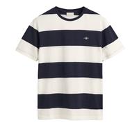 GANT Uomo T-Shirt a Righe - BAR Striscia T-Shirt,Girocollo,Manica Corta,Cotone