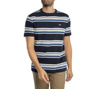 GANT Uomo T-shirt a righe multicolore, Blu