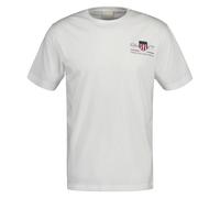 GANT Uomo T-Shirt - REG ARCHIVE SHIELD EMB, Collo Rotondo, Maniche Corte, Ricamo