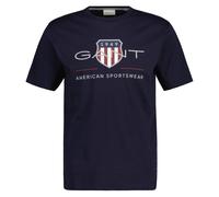 GANT Uomo T-Shirt - Regolare Archive Shield, Girocollo, Manica Corta, Cotone, P.