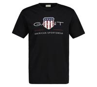 GANT Uomo T-Shirt - Regolare Archive Shield, Girocollo, Manica Corta, Cotone, P.