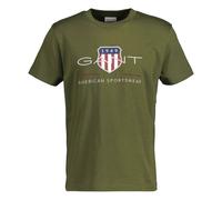 GANT Uomo T-Shirt - Regolare Archive Shield, Girocollo, Manica Corta, Cotone, P.