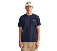 T-shirt Gant Shield manica corta blu navy - XXL