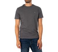 GANT Uomo T-shirt scudo normale, Grigio