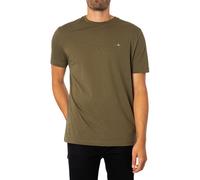 GANT Uomo T-shirt scudo normale, verde