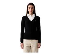 Gant - V-neck Knitwear - - Knitwear - Donna - Nero - S