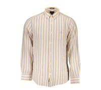 Gant White Cotton Men Shirt - S
