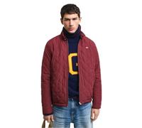 GANT Windcheater Trapuntato Giacca, Colore: Vinaccia, 3XL Uomo