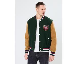 GANT - Wool Blend Varsity Jacket Verde - Abbigliamento M Verde