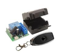 Gantch Interruttore di controllo remoto wireless a 433 MHz, ricevitore relè RF universale, modalità di lavoro multiple DC12V 1CH Modulo ricevitore relè RF EV1527 Interruttore remoto codice di