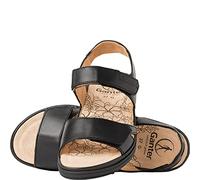 Ganter Gina-g, Sandali con Zeppa Donna, Nero ((Schwarz), 39 EU