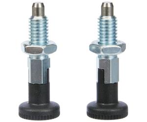 Ganter Norm elementi GN 717 - 5 M8 CK della St - Resto Bulloni, Argento, 2 pezzi