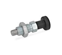 Ganter Norm elementi GN 717 - 8-AK M12 Acciaio inossidabile bullone di Resto, argento, GN 717-8-M16X1,5-BK-ST