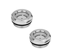 Ganter Norm elementi GN 743 - 7 G1/4 a - oelschauglaeser, 2 pezzi, colore: Argento, argento, GN 743-18-G3/4-A 0 wattsW, 0 voltsV