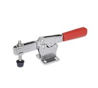 Ganter Norm elementi GN 820 - 130 MC - horizontalspanner con bilancia vera Fuss, 1 pezzi, zincato passivato, Blu