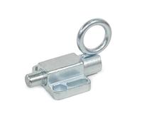 Ganter Normelemente | Bullone di bloccaggio con anello di trazione | da avvitare | con blocco | GN 722.6-10-20-C-ZB | zincato | bullone diametro 10 mm