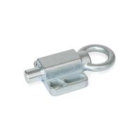 Ganter Normelemente | Bullone di bloccaggio con anello di trazione | da avvitare | senza blocco | GN 722.6-8-20-A-ZB | zincato | bullone diametro 8 mm