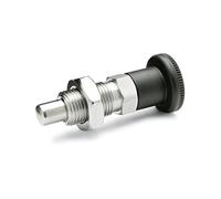 Ganter Normelemente | Bullone di bloccaggio in acciaio inox - GN 817-6-9-BK-NI | Senza blocco | acciaio inossidabile | perno di bloccaggio nichelato chimicamente | 1 pezzo