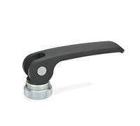 Ganter Normelemente Compressore eccentrico GN 927-101-M8-A-B con filettatura interna, Forma A: con dado di regolazione, Grifflänge l1: 101mm Gewinde d2: M8