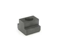 Ganter Normelemente Dadi per scanalature a T, DIN 508-20-M12-10, classe di resistenza 10, bruniti, 2 pezzi