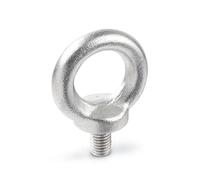 Ganter Normelemente DIN 580-M8-NI, vite ad anello in acciaio inox, argento, filettatura M8