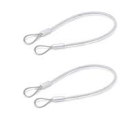 Ganter Normelemente GN 111.2-320-D-TR Corda di Tenuta, 2 Pezzi, Argento, Länge: 320 mm