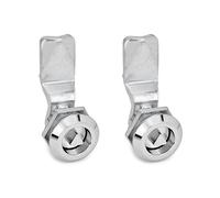 Ganter Normelemente GN 115-DK-32 115-DK-32-Interblocchi mediante Chiave a Bussola, Argento, Riegelabstand A: 32mm, Set di 2 Pezzi