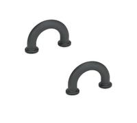 Ganter Normelemente , GN 224.3-10-40-B3,5-SW - Manopola per mobili, 2 pezzi, in plastica, colore nero, distanza tra i fori 40 mm