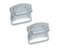 Ganter Normelemente GN 3136-100-80-A-ST - Maniglia pieghevole, 2 pezzi, in acciaio zincato, 100 mm