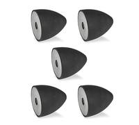 Ganter Normelemente GN 353-20-24-M6-E-55 Tampone di Attacco con Filettatura Interna, Nero, Gewinde d2: M6