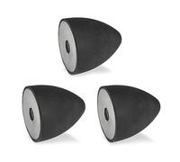 Ganter Normelemente GN 353-35-40-M8-E-55 Tampone di Attacco con Filettatura Interna, Nero, Gewinde d2: M8