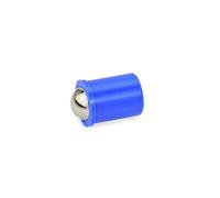 Ganter Normelemente GN 614-4-KU 614-4-KU-Pezzi di Pressione a Molla per pressare, Manicotto: plastica Sfera: Acciaio Inossidabile, Durchmesser d: 4mm, Set di 15 Pezzi