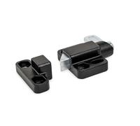 Ganter Normelemente GN 724.3-13-20-R4-SW-2 Chiavistello a molla, Nero, Bolzen: 13mm Anlaufschräge links