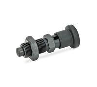 Ganter Normelemente GN 817-8-8-CK 817-8-8-CK-Bullone di bloccaggio con Blocco, Nero, Rastweg l1: 8mm