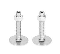 Ganter Normelemente | Piedini in acciaio inox - GN 41-40-M16-100-D0-UK| Diametro piede 40 mm