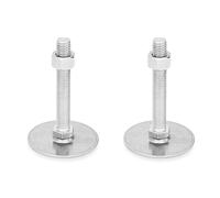 Ganter Normelemente | Piedini in acciaio inox - GN 41-40-M8-40-D0-SK | Diametro piede 40 mm
