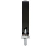 Ganter Normelemente | Tenditore eccentrico con vite - 927-82-M8-20-A-B | lunghezza manico l1: 82 mm | filettatura d2: M8 | leva zinco pressofuso, nero | 1 pezzo